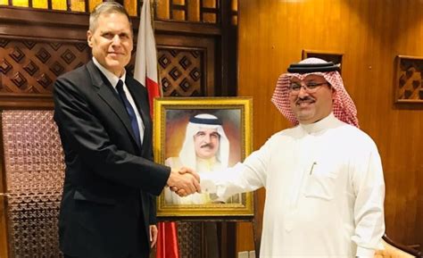 Bahrains Ambassador To Iraq Receives Us Envoy