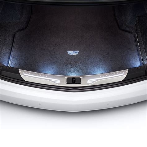 2019 CT6 Trunk Sill Plate Illuminated Stainless Steel Cargo Area