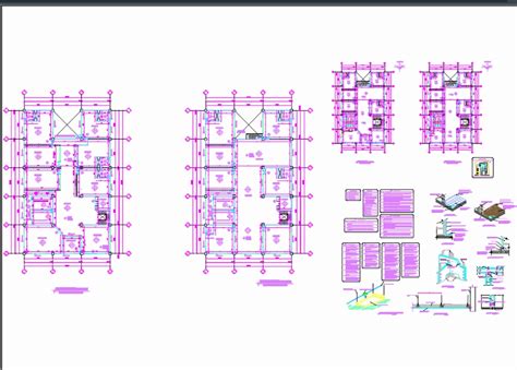 Desplante De Muros En Autocad Descargar Cad Gratis 2 69 Mb Bibliocad