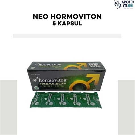 Jual Neo Hormoviton Pasak Bumi Strip Isi 5 Stamina Pria Dewasa Shopee