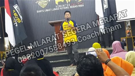 pegel mlarat segera merapat special pembicara pak enggar milyader