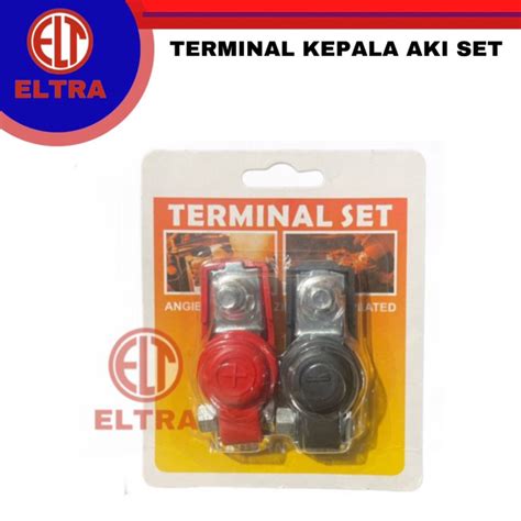 Jual Kepala Aki Klem Accu Mobil Terminal Set Besar N70 Penutup