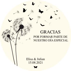 Posavasos De Boda Texto Inspirador Y Flores TenVinilo