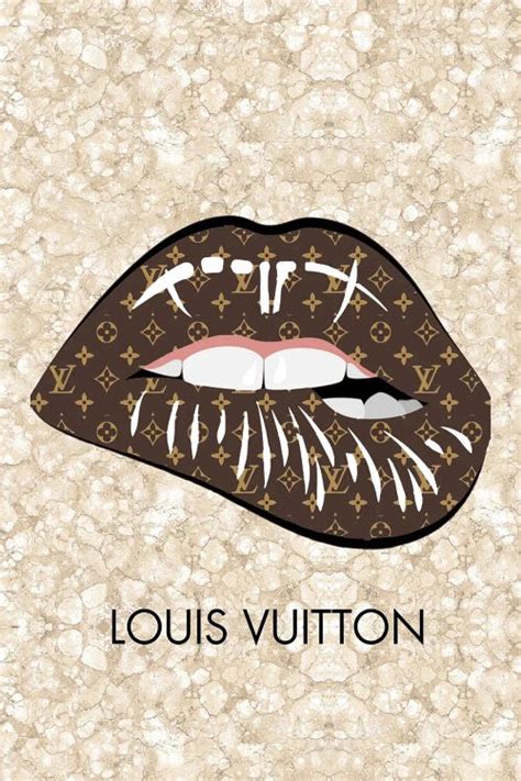 Louis Vuitton Lips Canvas Art Print By Julie Schreiber Icanvas