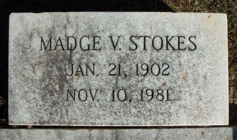 Madge V Stokes 1902 1981 Find A Grave Memorial