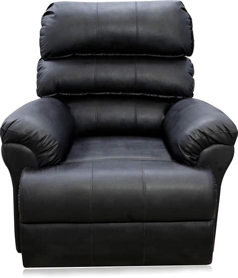 Interio Canape Seater Leatherette Motorised Recliner Mechanism Sofa