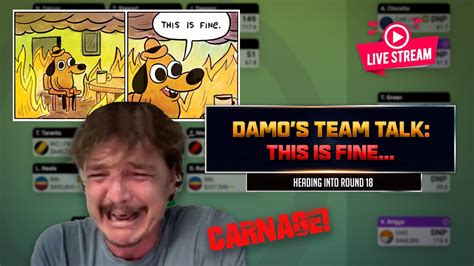 SuperCoach Edge Damo S Team Talk CARNAGE Live Stream YouTube