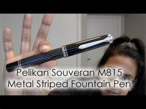 Gourmet Pens Unboxing Pelikan Souver N M Metal Stripe Fountain Pen