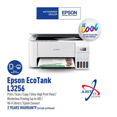 Epson L3256 L3156 Wi Fi All In One Ink Tank Printer Shopee Malaysia