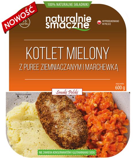 Kotlet Mielony Z Ziemniaczanym Puree I Marchewk G Dla Dzieci