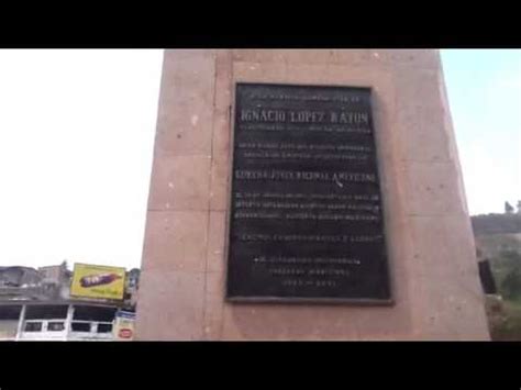 Monumento A Ignacio Lopez Ray N En Zitacuaro Youtube