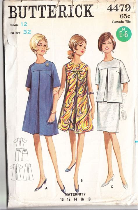 Vintage 1967 Butterick 4479 UNCUT Sewing Pattern Misses Etsy