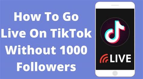 [newest] Start A Live Without 1000 Followers On Tiktok