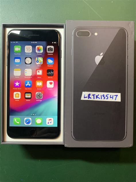 Apple Iphone 8 Plus Unlocked Gray 256gb A1864 Lrtk13547 Swappa