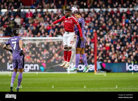 The City Ground Nottingham UK 2nd Mar 2024 Premier League Football