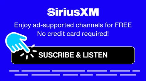 Free Access Plan | SiriusXM