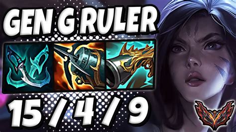 Kaisa Vs Zeri Adc Gen G Ruler Patch 1211 Korea Grandmaster Youtube