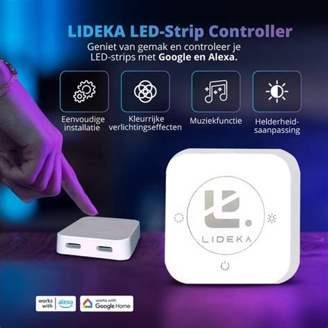 Lideka Rgb Neon Led Strip Meter Ip Voor Buiten Met App En