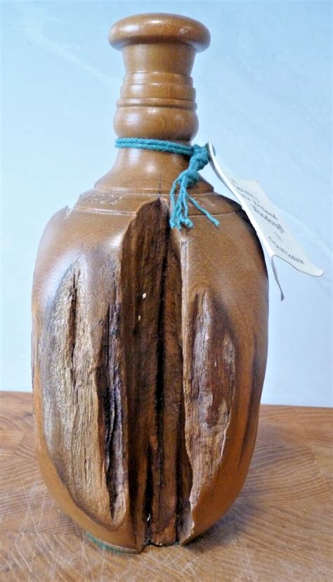 New Zealand Woodcraft Bottle Puriri Post 1924 Scott Godwin Ebay