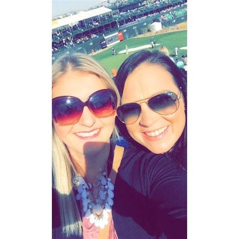 Megan And Katie At The 16th Hole Of The 2015 Waste Management Phoenix