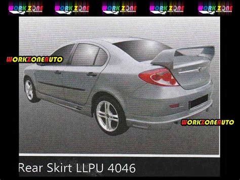 LLPU4046 Proton Persona PU Rear Skirt Promote Body Kit Bodykit Lazada