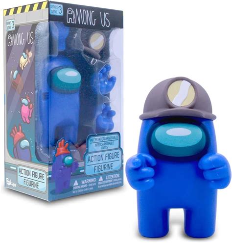 Amazon Just Toys LLC Among Us Action Figures Series 3 Blue W