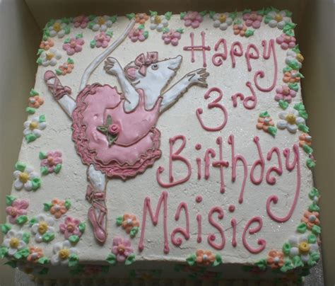 Birthday Cake: Angelina Ballerina Cake