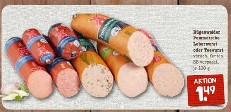 Rügenwalder Pommersche Leberwurst Oder Teewurst Angebot bei Nahkauf