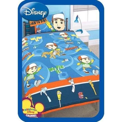 Disney Handy Manny Working Rotary Single Bed Duvet Quilt Cover Set