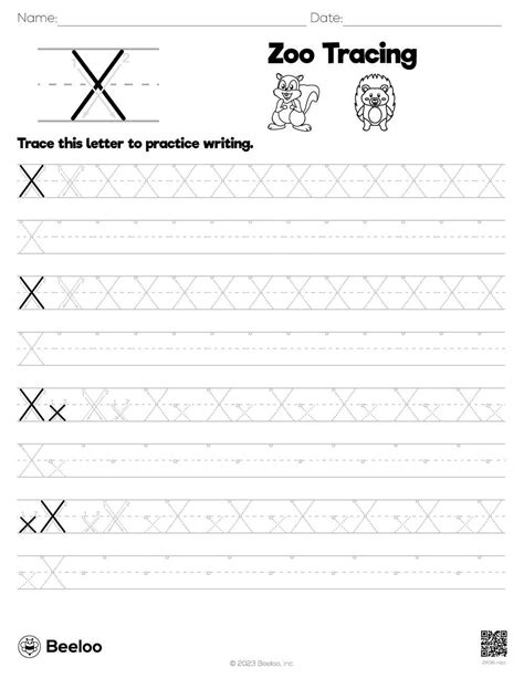 Animal Themed Word Tracing Worksheets • Beeloo Printable Crafts And