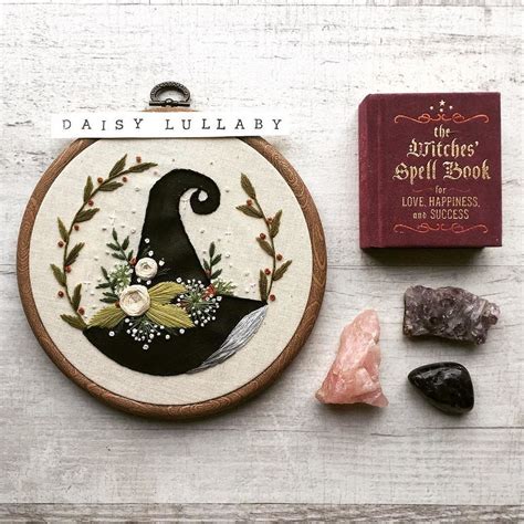 Witchy Embroidery Patterns Hand Embroidery