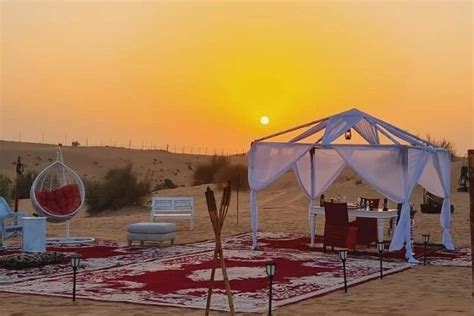 Jantar Privado Rom Ntico De Horas No Deserto Em Dubai