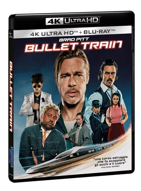 BULLET TRAIN 4K Ultra HD Blu Ray Disc Card Nuovo Sigillato EUR