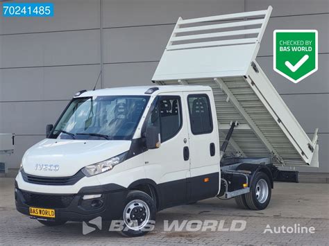 IVECO Daily 35C12 Euro6 Dubbel Cabine Kipper 3500kg Trekhaak Tipper Be