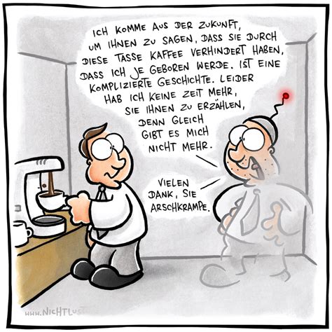 Nichtlustig Cartoon Kaffee