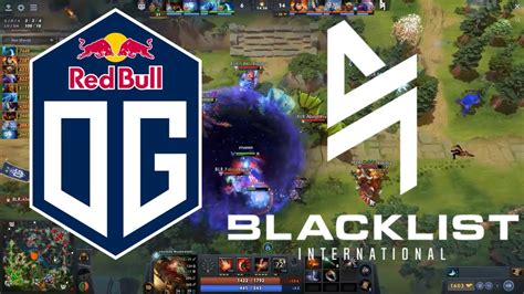 OG Vs BLACKLIST SWISS STAGE ELITE LEAGUE 2024 DOTA 2 YouTube