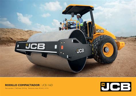 Rodillos JCB 116D RODILLO COMPACTADOR JCB 116D Peso Operativo