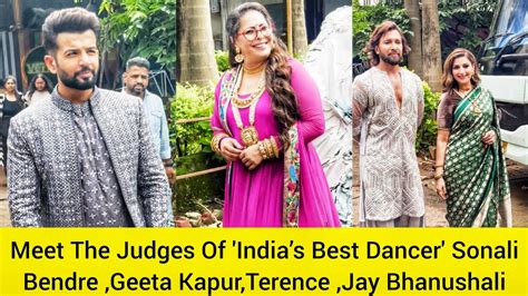 Meet The Judges Sonali Bendre Geeta Kapur Terence Lewis Jay