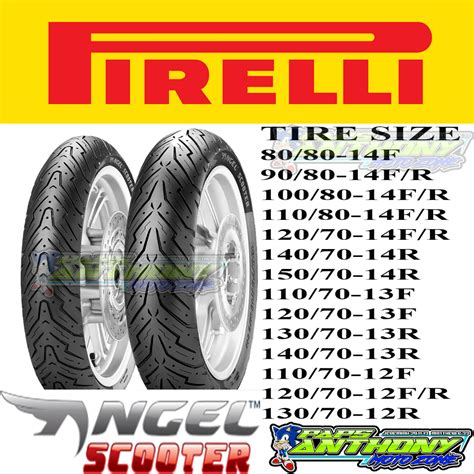 PIRELLI ANGEL SCOOTER SIZE 14 13 12 FREE TIRE SEALANT AIR VALVE NMAX