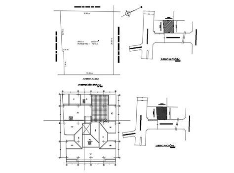 Site plan with location map of apartment building dwg file - Cadbull