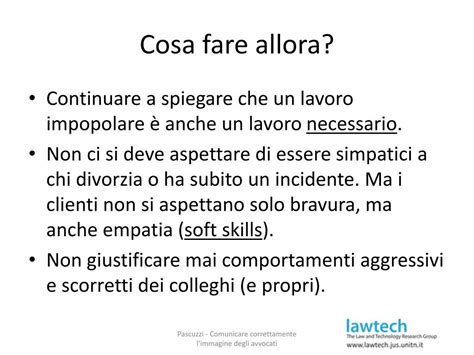 Ppt Premessa Cosa Significa Immagine Degli Avvocati Powerpoint