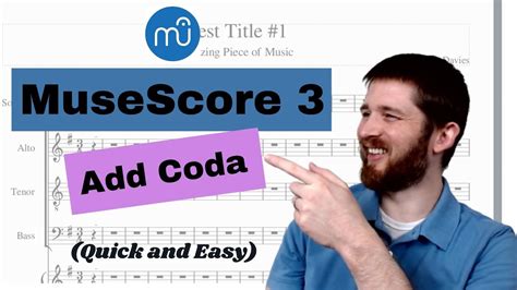 How To Add A Coda In MuseScore 3 Insert D C And D S Al Coda With