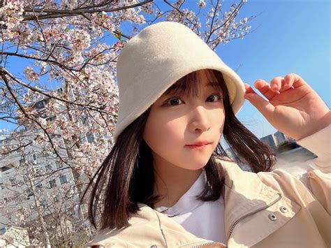 原田 清花 On Twitter おはようございます🌸🏞️ 雨で桜が散らないといいなあ Stu48 起床報告