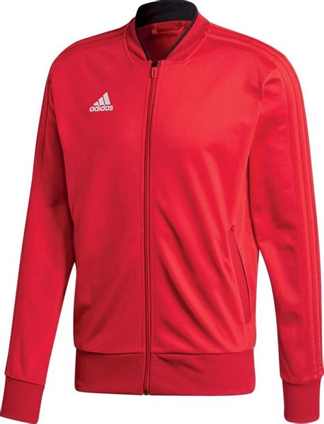 Adidas Trainingspak Maat L Mannen Rood Zwart Bol