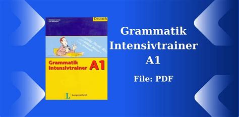 Free German Books Grammatik Intensivtrainer A1 PDF