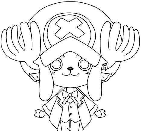 P Gina Para Colorir De Tony Tony Chopper Em One Piece Desenhos Para