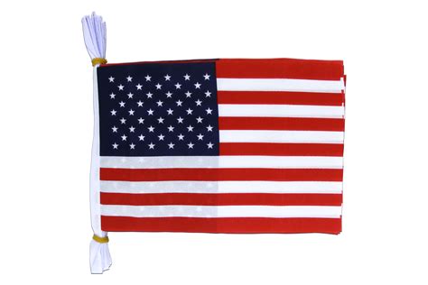 Fahnenkette USA 15 X 22 Cm 3 M MaxFlags FlaggenPlatz At