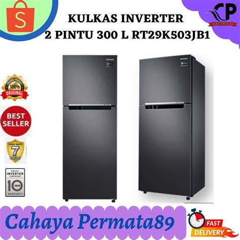 Jual KULKAS SAMSUNG RT29K503JB1 KULKAS 2 PINTU 300L ALL AROUND COOLING