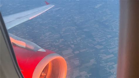 Full Pushback Taxi Takeoff Out Of Toronto Air Canada Rouge A