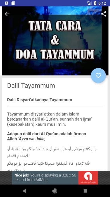 Descarga de APK de Tata Cara dan Niat Tayammum para Android